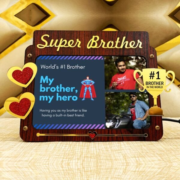 Best Brother Led Photo Frame - Gift For Brother - SB10-1