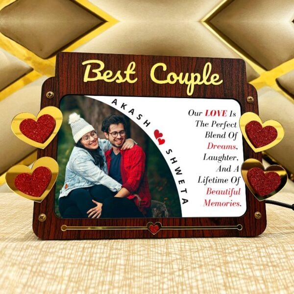 Best Couple Led Photo Frame - Gift For Couple - BC1-1