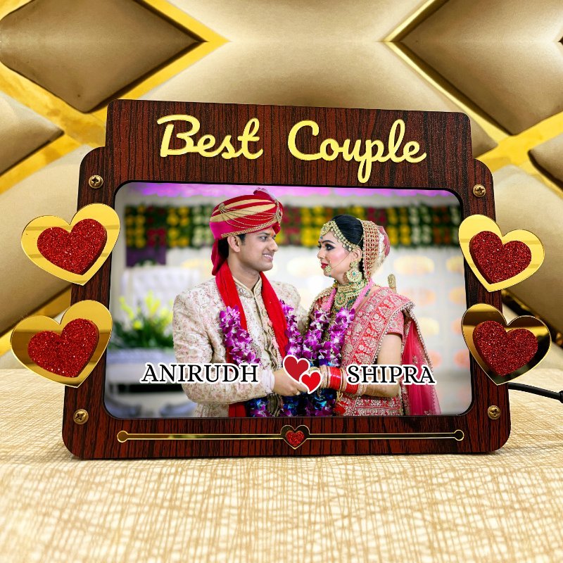 Best Couple Led Photo Frame - Gift For Couple - BC33-1 Best Couple Led Photo Frame - Gift For Couple - BC33-1