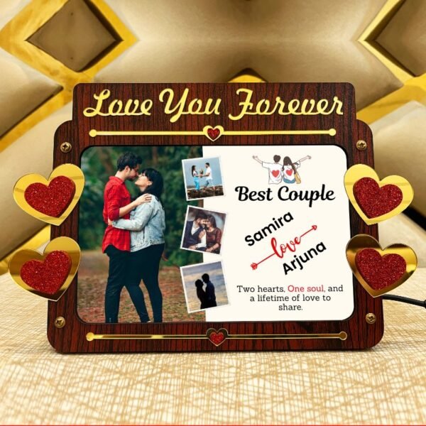 Best Couple Led Photo Frame - Gift For Couple - LYF24-1
