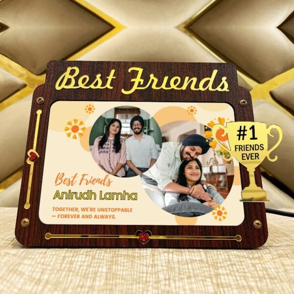 Best Friends Led Photo Frame - Gift For Friends - BF13-1