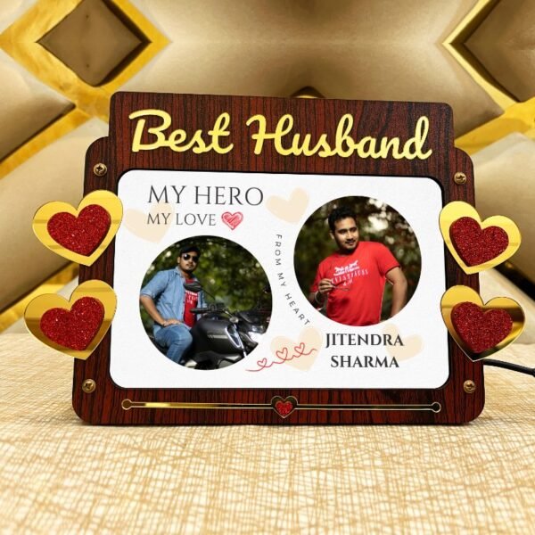 Best Husband Led Photo Frame - Gift For Husband - BH20-1