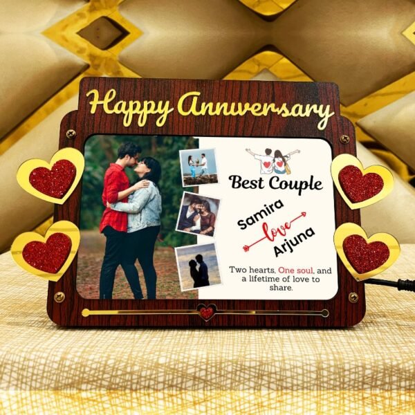 Happy Anniversary Led Photo Frame - Anniversary Gift - HA24-1