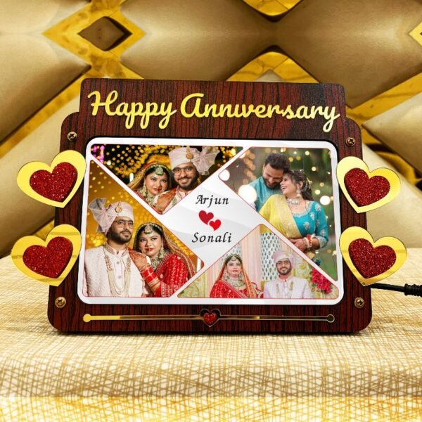 Happy Anniversary Led Photo Frame - Anniversary Gift - HA25-1