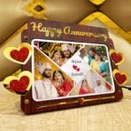 Happy Anniversary Led Photo Frame - Anniversary Gift - HA25-2