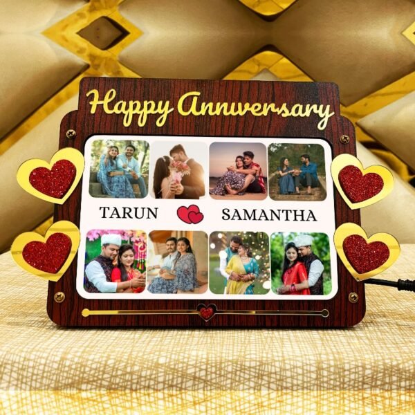 Happy Anniversary Led Photo Frame - Anniversary Gift - HA26-1