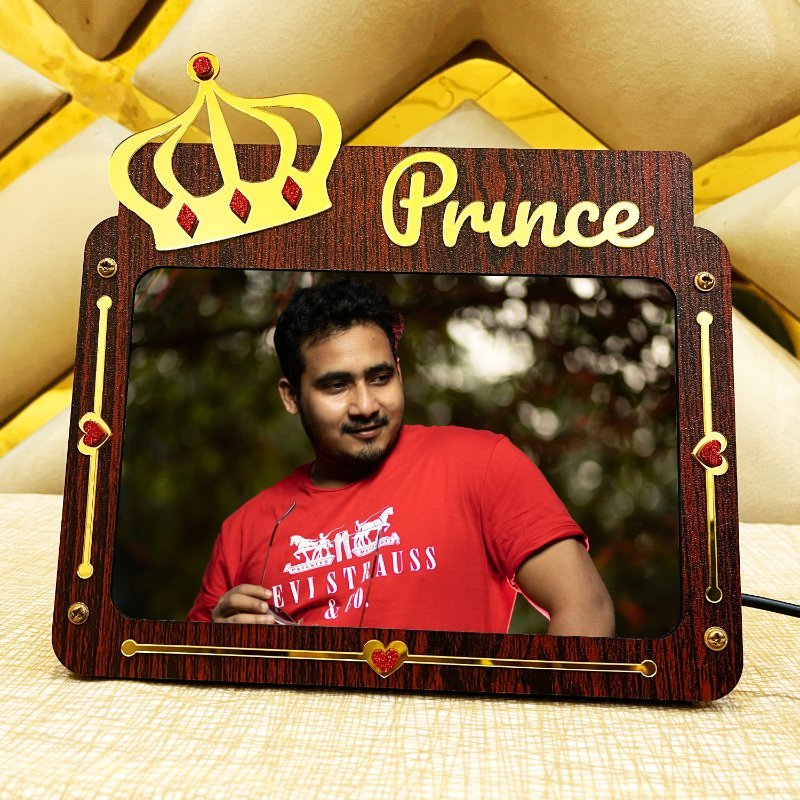 Prince Led Photo Frame - Gift For Boys Kids Husband Brother -PB44-1 Prince Led Photo Frame - Gift For Boys Kids Husband Brother -PB44-1